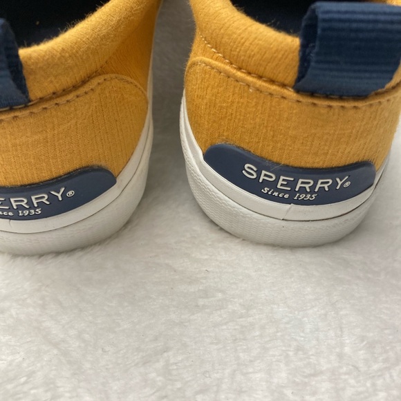Sperry Mustard Canvas Flats - Picture 4 of 4